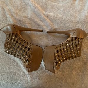 Caged sandals